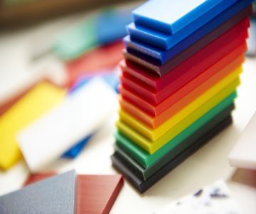 farbige Kunststoffplatten