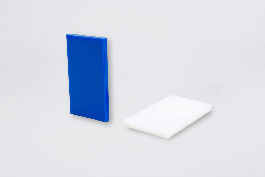 Platten blau weiß
